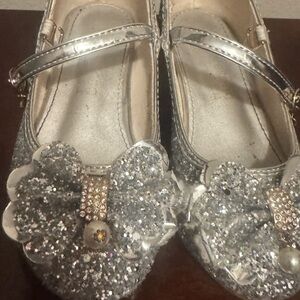 Sparkling Silver kids shoes